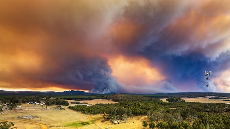Drought and fires can be caused in warmer, drier areas of the world.