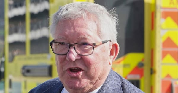 Man United great Sir Alex Ferguson taken to hospital after feeling unwell