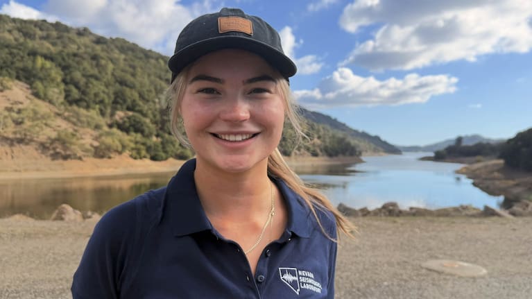 Former masters student in earth science at University of Auckland Hannah Martin.