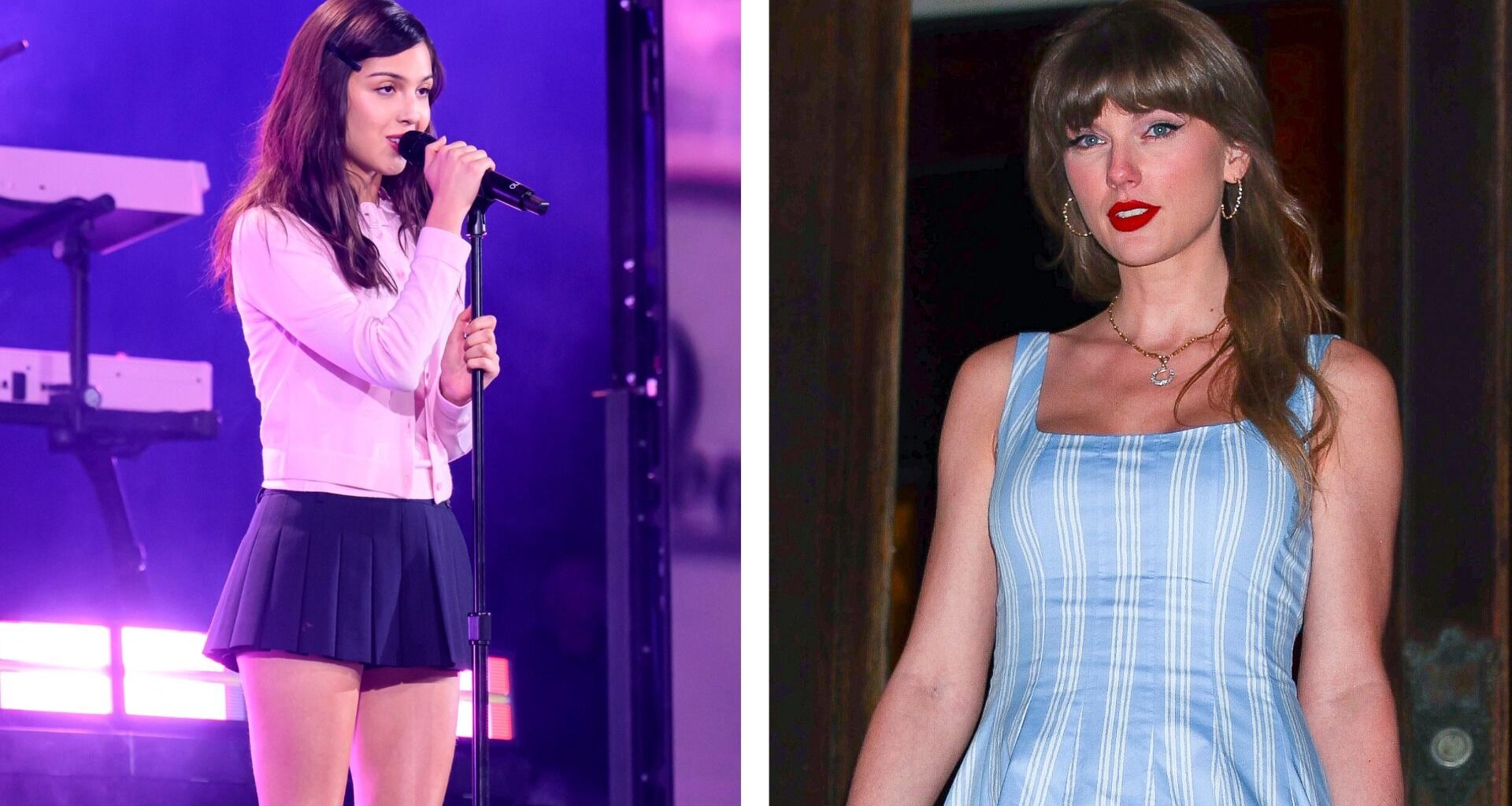 Olivia Rodrigo and Taylor Swift