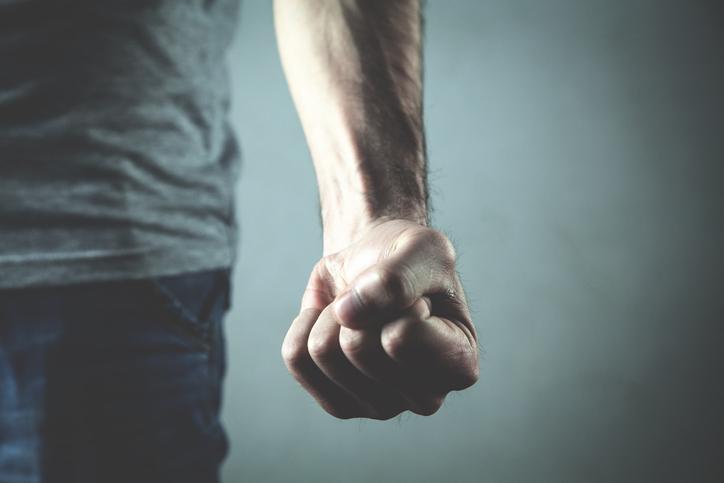'How about I punch you in the f***** face?'