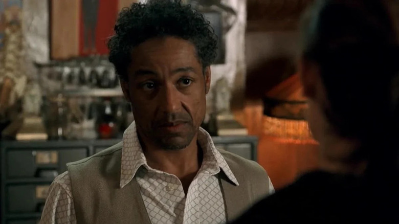 Giancarlo Esposito as Richard Benoit looks serious in Bones