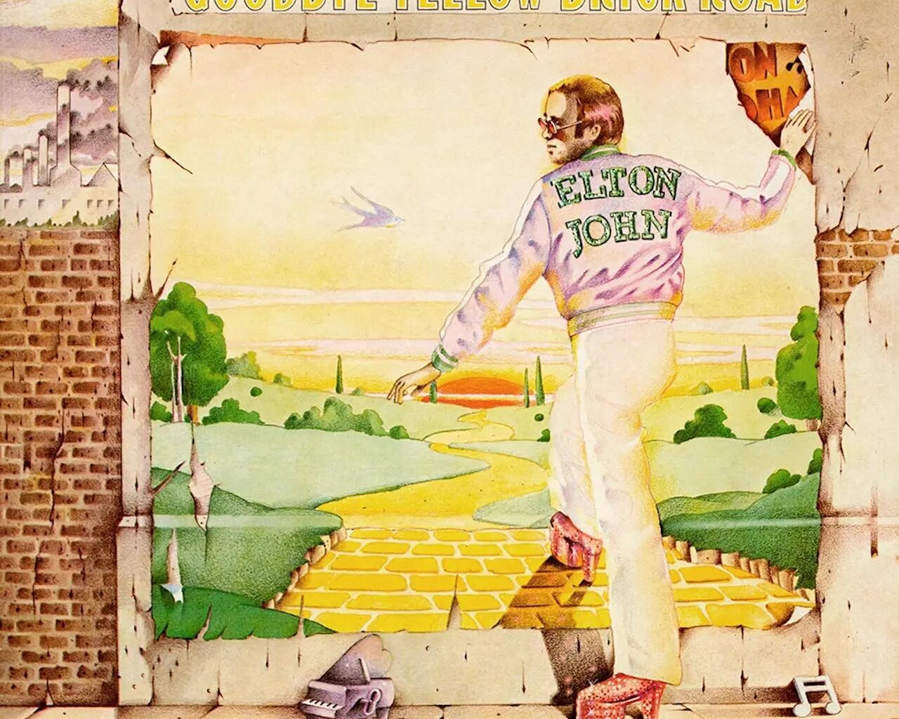Elton John 'Goodbye Yellow Brick Road' artwork - Courtesy: UMG