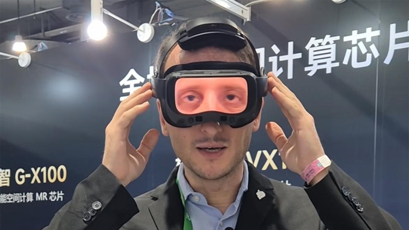 GravityXR's reverse passthrough put my eyes on a headset