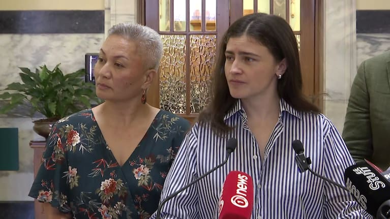 Green Party co-leaders Marama Davidson and Chlöe Swarbrick.
