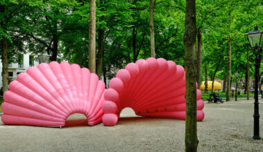 the hague becomes open-air museum of inflatable art for blowup jubilee