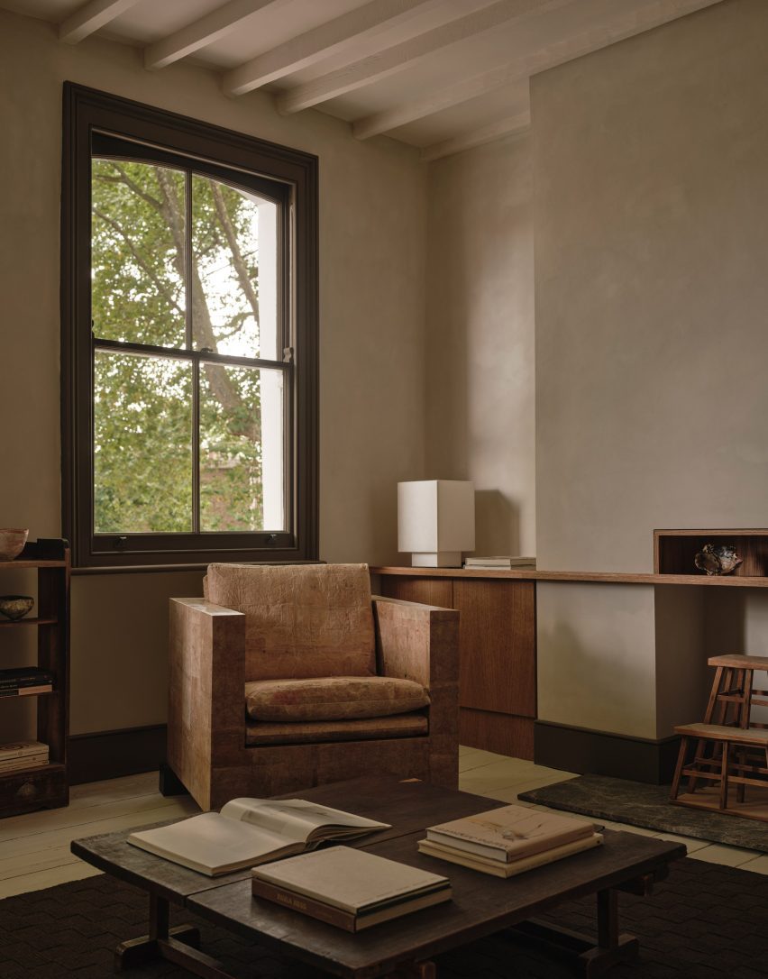 Upper floor of the north London home