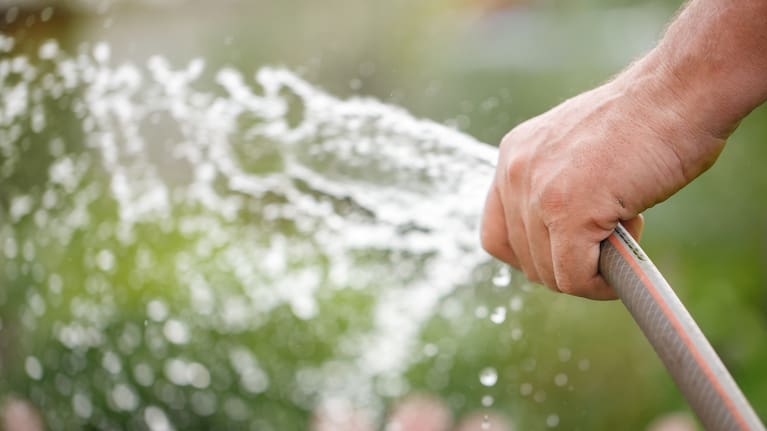 Water hose stock image