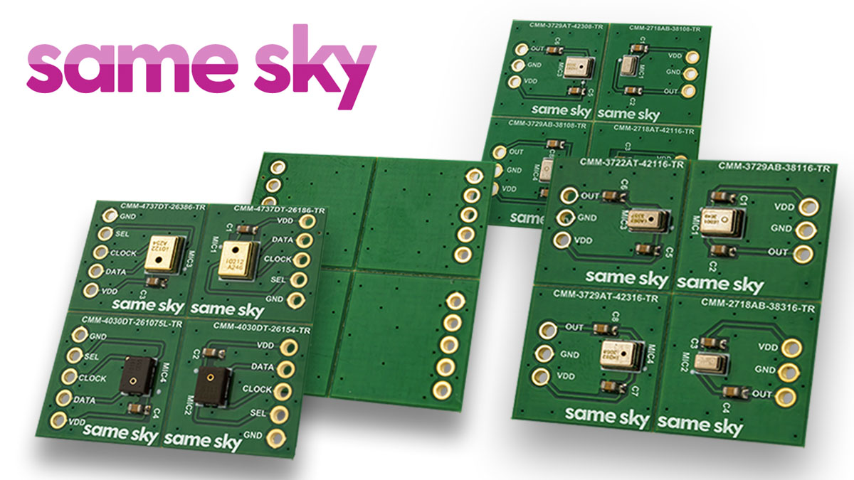 Same Sky Launches New Microphone Development Kits