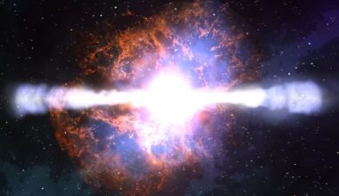 This artist's illustrations shows a superluminous supernova, which can be 100 times brighter than a "regular" supernova. Their cause is debated, and figuring it out comes down to detecting gamma rays from superluminous supernova. That's been very difficult to do, but one group of researchers may have figured it all out. Image Credit: NASA/Dana Berry/Skyworks Digital
