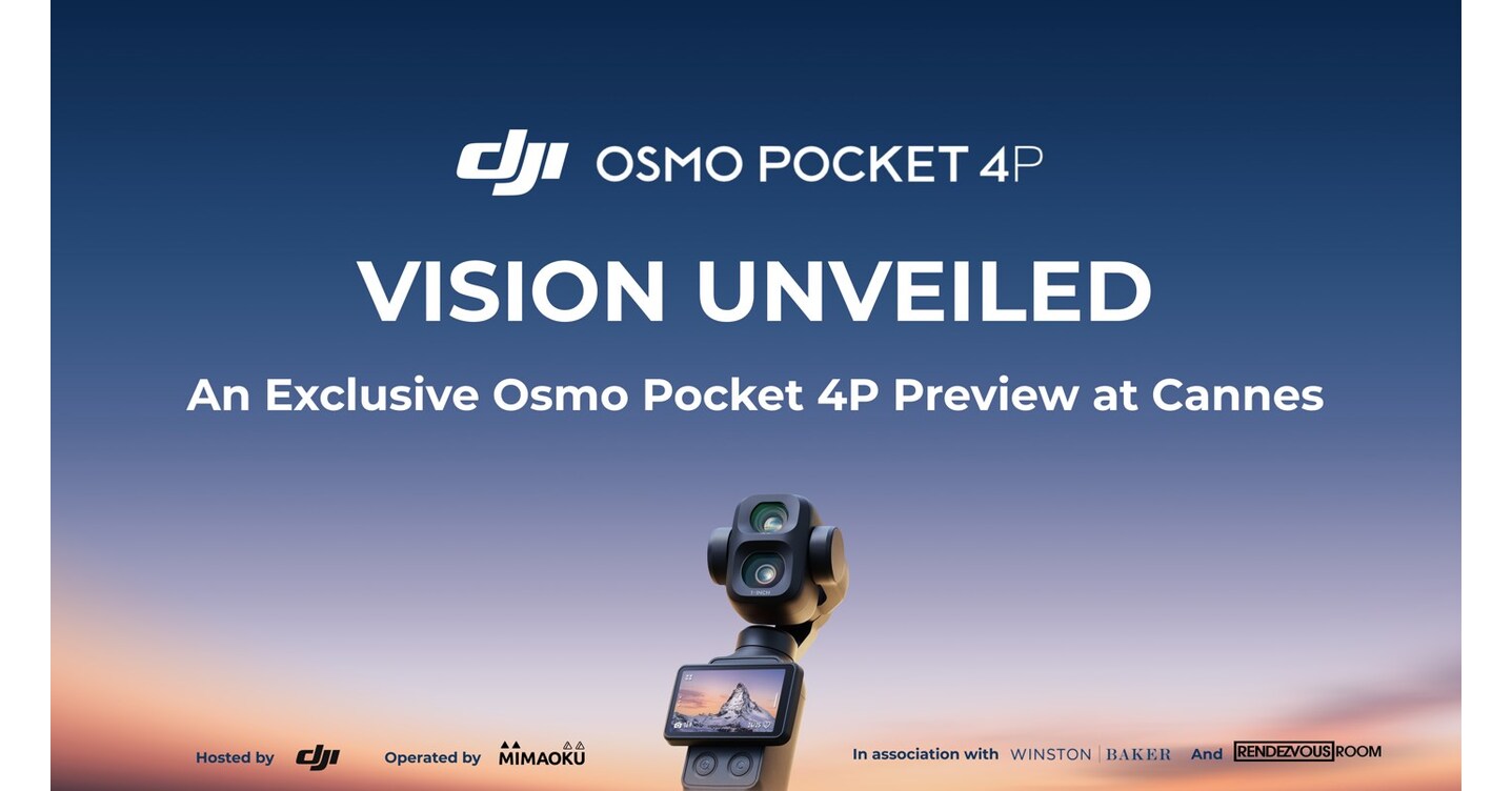 DJI Debuts Osmo Pocket 4P at Cannes, Ushering in a New Era of Handheld Cinematic Excellence