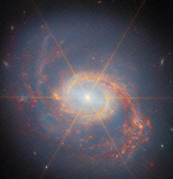 This image of Messier 77 was captured by Webb’s Near-Infrared Camera (NIRCam). Image credit: NASA / ESA / CSA / Webb / A. Leroy.