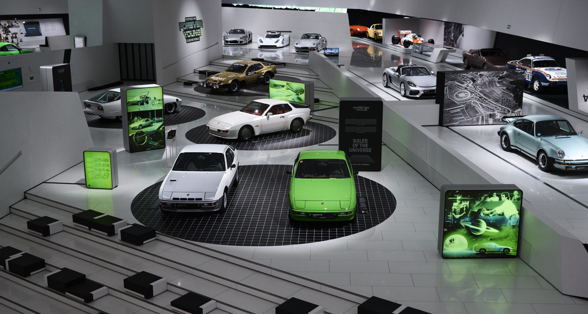 Porsche celebrates 50 years of transaxle heroes with rotating museum pop-ups