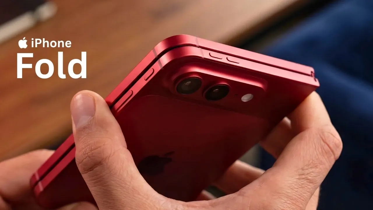 The titanium frame and refined hinge of the upcoming iPhone Fold.