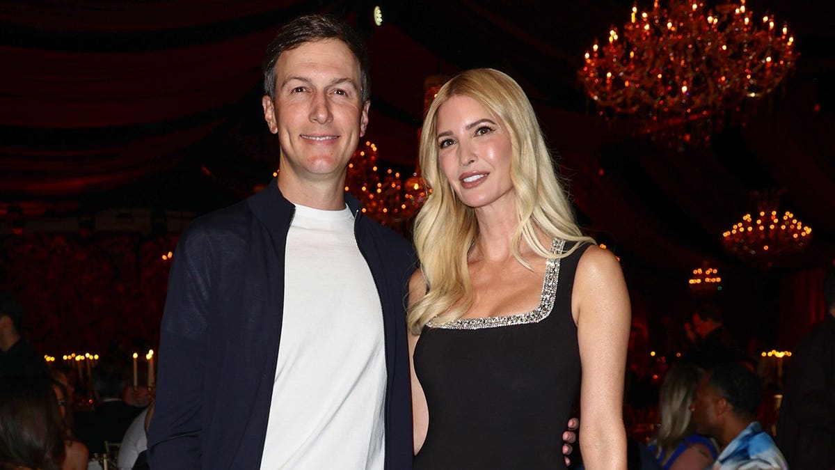 Jared Kushner and Ivanka Trump standing together at an event in Miami Beach