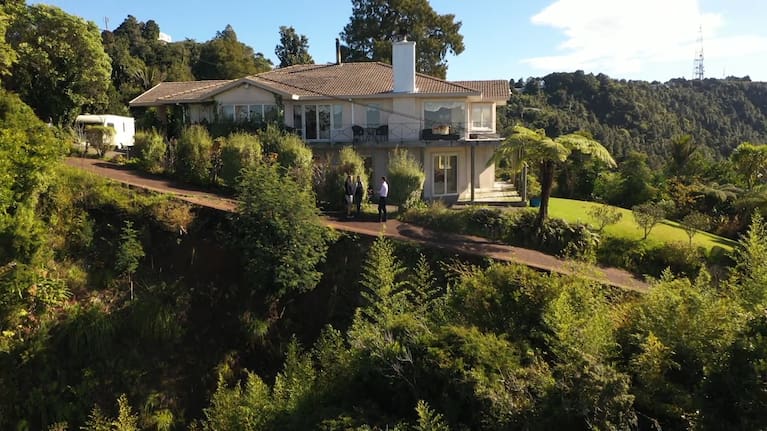 Jenny Dingley and Andrew Walbran's west Auckland property