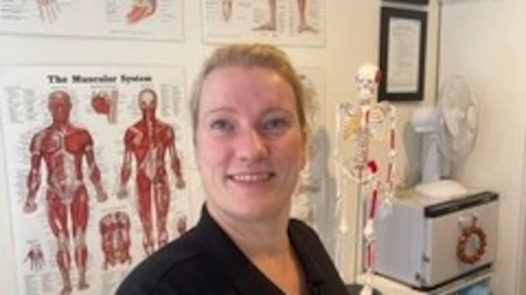 Jo Boardman prior to her stroke.