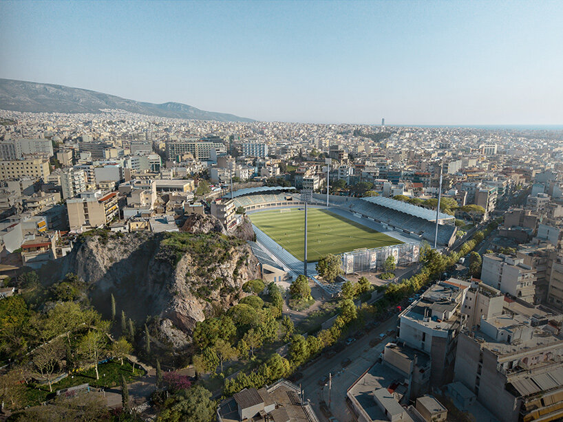 k-studio redesigns AKFC’s el paso stadium around rock formations in athens - 1