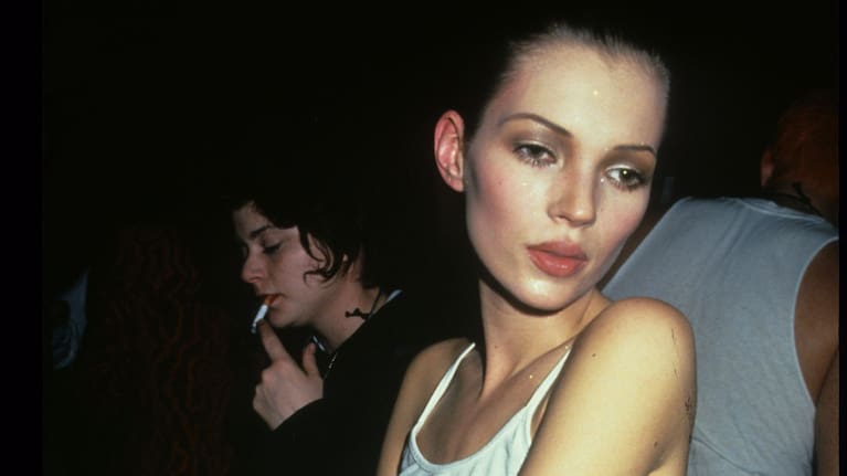 Kate Moss in the 1990s, when thin was most definitely in.