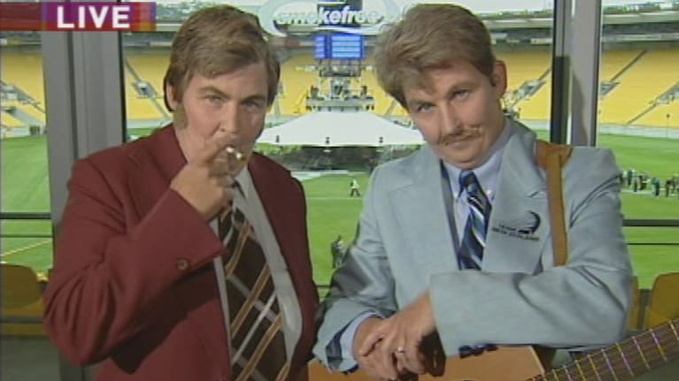 Ken and Ken discuss Team New Zealand's progress in the America's Cup yachting series in 2003.