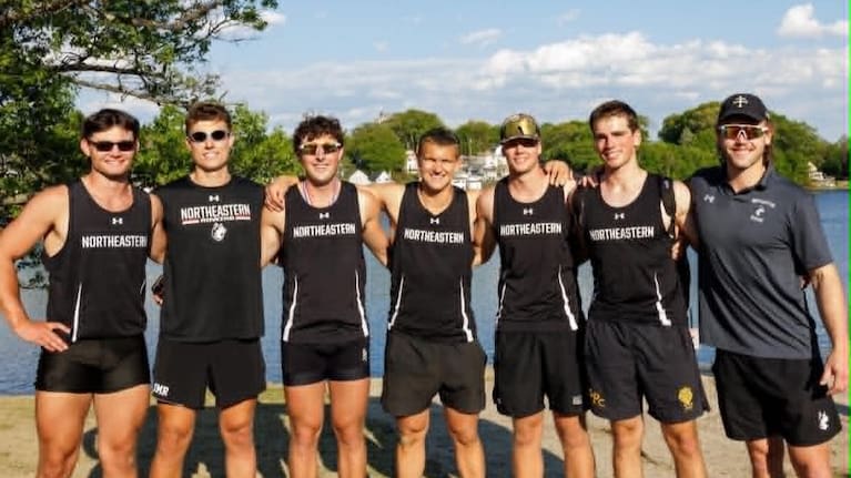 Northeastern Kiwis at the Eastern Sprints Regatta earlier in the season.