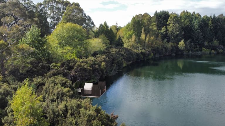 The lake is located just south of the township at Ivon Wilson Park.