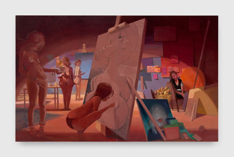 lisa yuskavage's soft bodies and studio worlds are a colorful contemplation on painting - 2