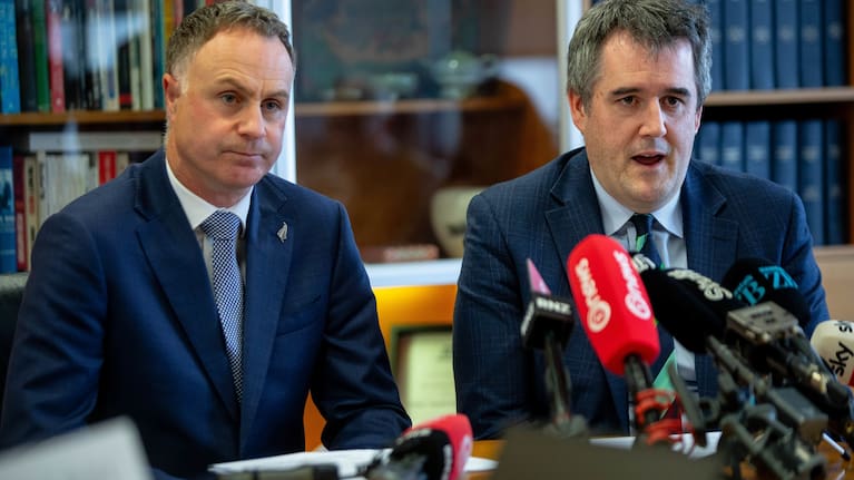 Local Government Minister Simon Watts and RMA Reform Minister Chris Bishop.