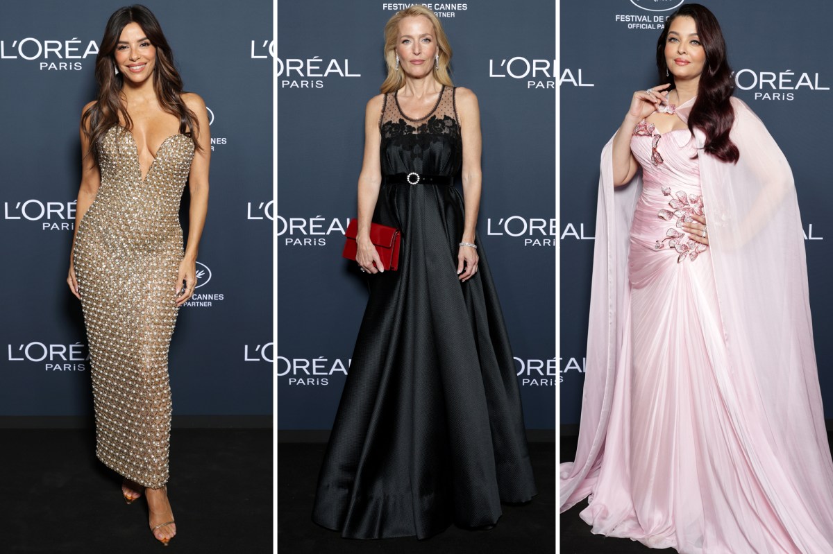 L'Oréal Lights on Women’s Worth Award Cannes 2026 red carpet: Eva Longoria, Gillian Anderson and more