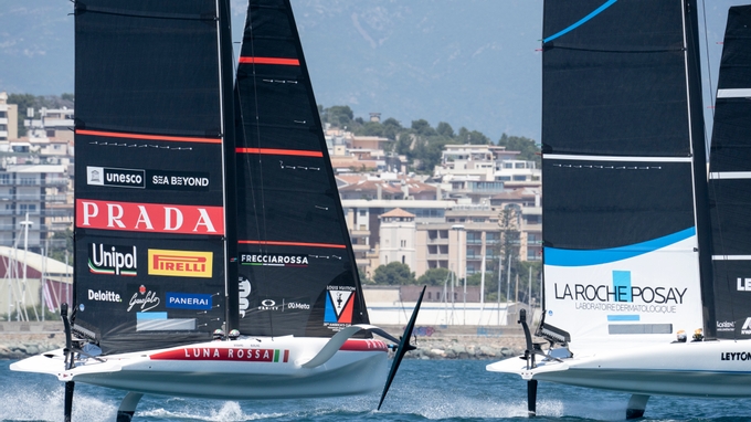 Youthful Talent Shines In Beautiful Sardinia On Day Two Of The Preliminary Regatta. // Photo credit: Ricardo Pinto / America's Cup Media