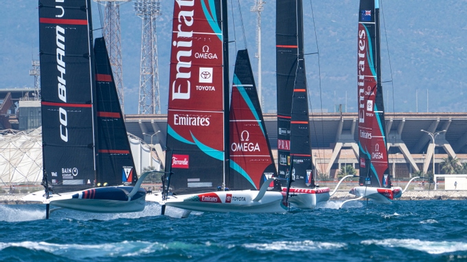 Youthful Talent Shines In Beautiful Sardinia On Day Two Of The Preliminary Regatta. // Photo credit: Ricardo Pinto / America's Cup Media