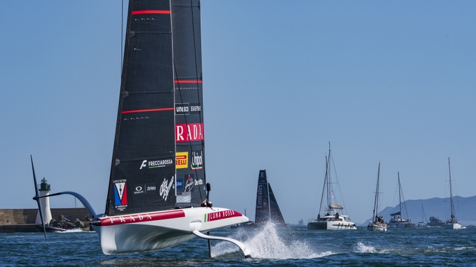 Youthful Talent Shines In Beautiful Sardinia On Day Two Of The Preliminary Regatta. // Photo credit: Ricardo Pinto / America's Cup Media