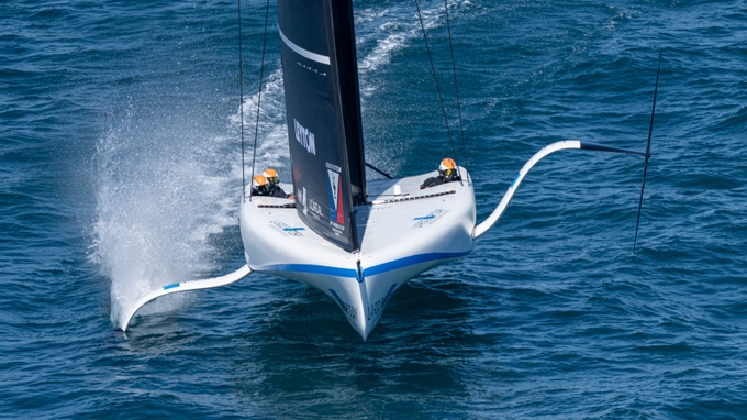 Youthful Talent Shines In Beautiful Sardinia On Day Two Of The Preliminary Regatta. // Photo credit: Ricardo Pinto / America's Cup Media