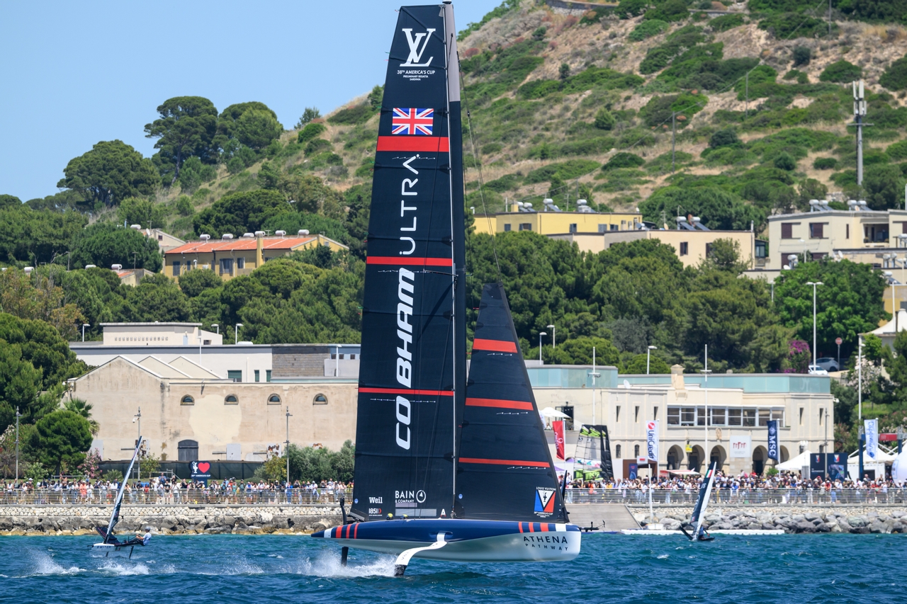 Youthful Talent Shines In Beautiful Sardinia On Day Two Of The Preliminary Regatta. // Photo credit: Ricardo Pinto / America's Cup Media