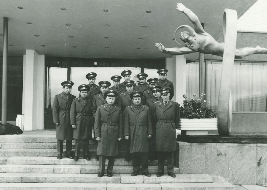 a grouping of Soviet cosmonauts