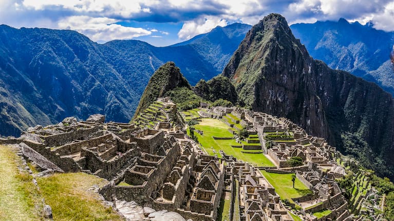 Macchu Pichu in Peru.
