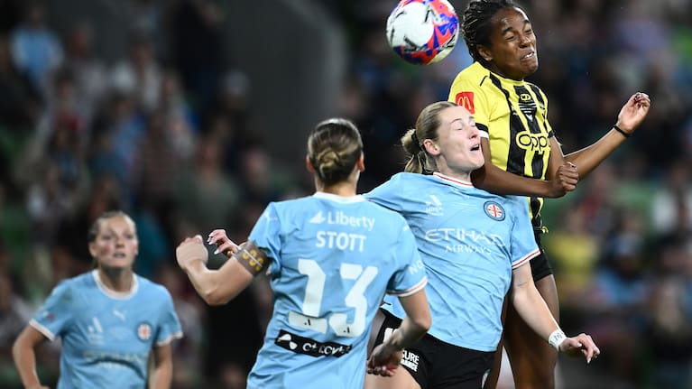 Makala Woods of the Phoenix during the A-League Women Grand Final match between Melbourne City and Wellington Phoenix at in Melbourne, Saturday, May 16, 2026. 