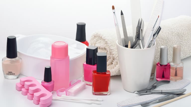 Pedicure and manicure equipment.