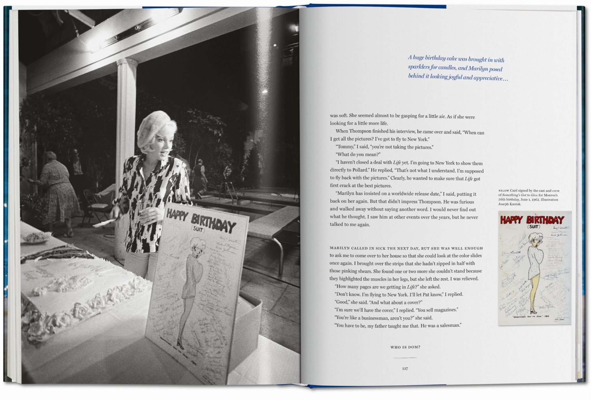 A spread from “Marilyn and Me” by Lawrence Schiller, published by Taschen.