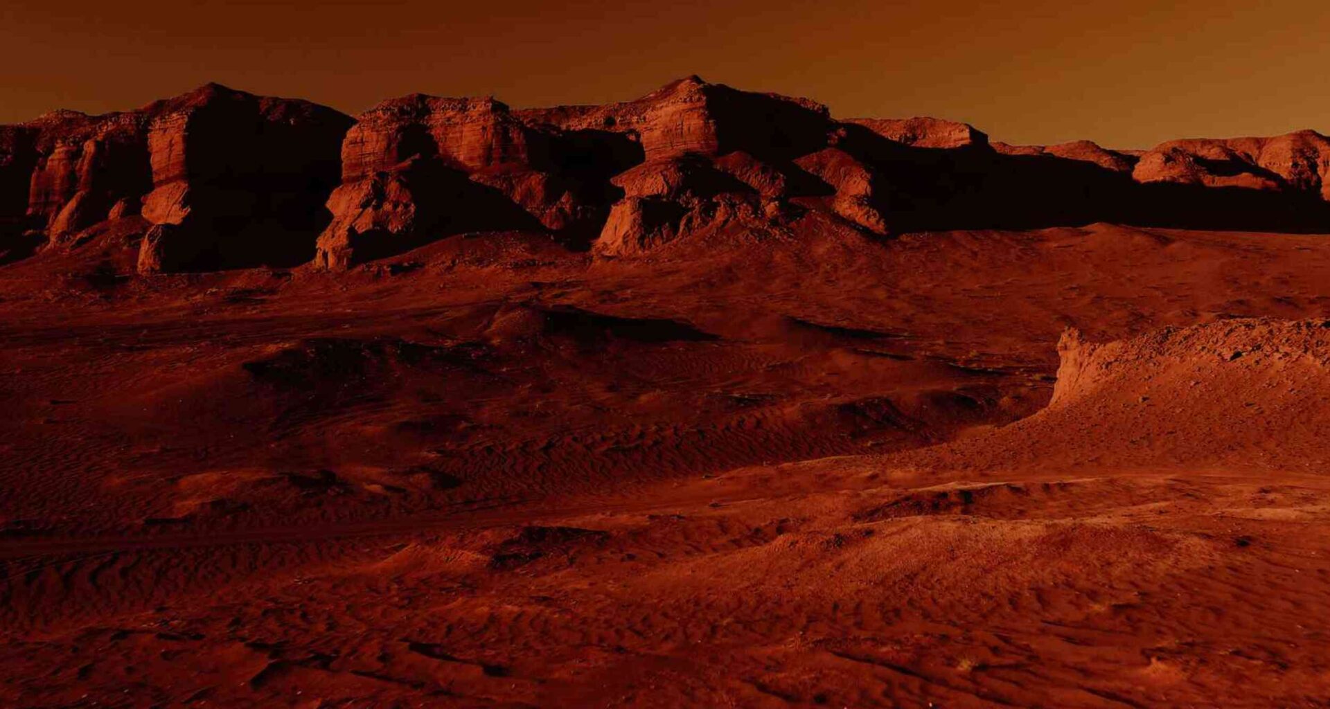Mineral ring on Mars reveals an ocean that lasted a million years