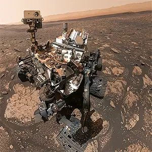 NASA’s Curiosity Mars rover took this selfie on Oct. 25, 2020, after drilling a rock sample from a spot nicknamed “Mary Anning.” After years of extensive analysis, the sample has revealed the greatest diversity of organic molecules ever found on Mars. Credit: NASA/JPL
