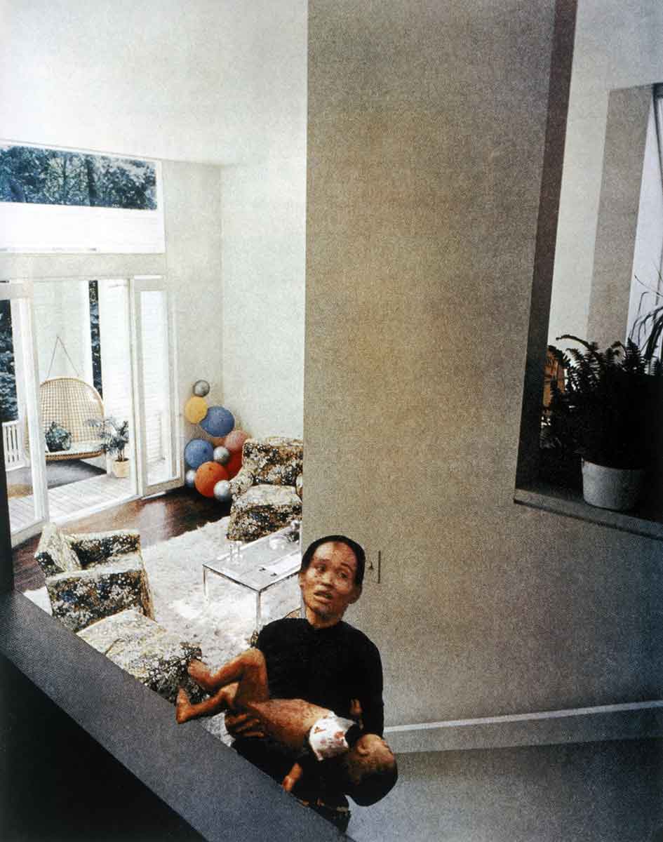 martha rosler balloons house beautiful photomontage