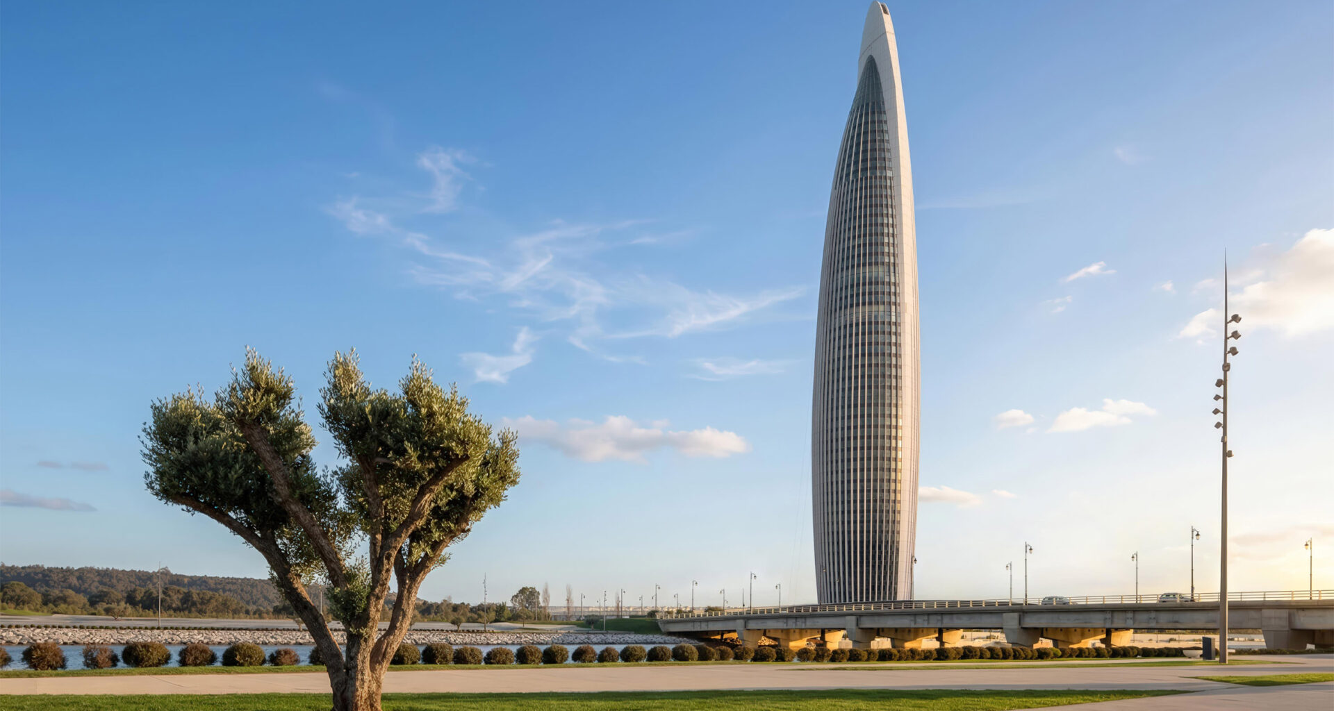 Mohammed VI Tower in Morocco by Rafael de La‑Hoz and Hakim Benjelloun