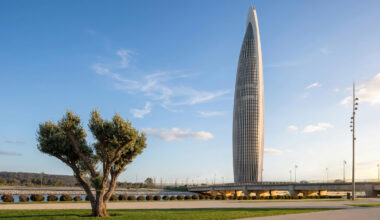 Mohammed VI Tower in Morocco by Rafael de La‑Hoz and Hakim Benjelloun