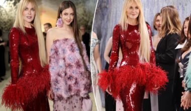 Nicole Kidman poses with daughter Sunday Rose on Met Gala 2026 red carpet