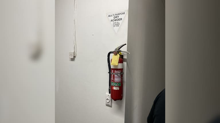 No fire evacuation procedures were on display at the property.