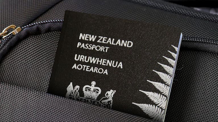 NZ passport.