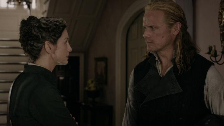 Claire and Jamie in Outlander