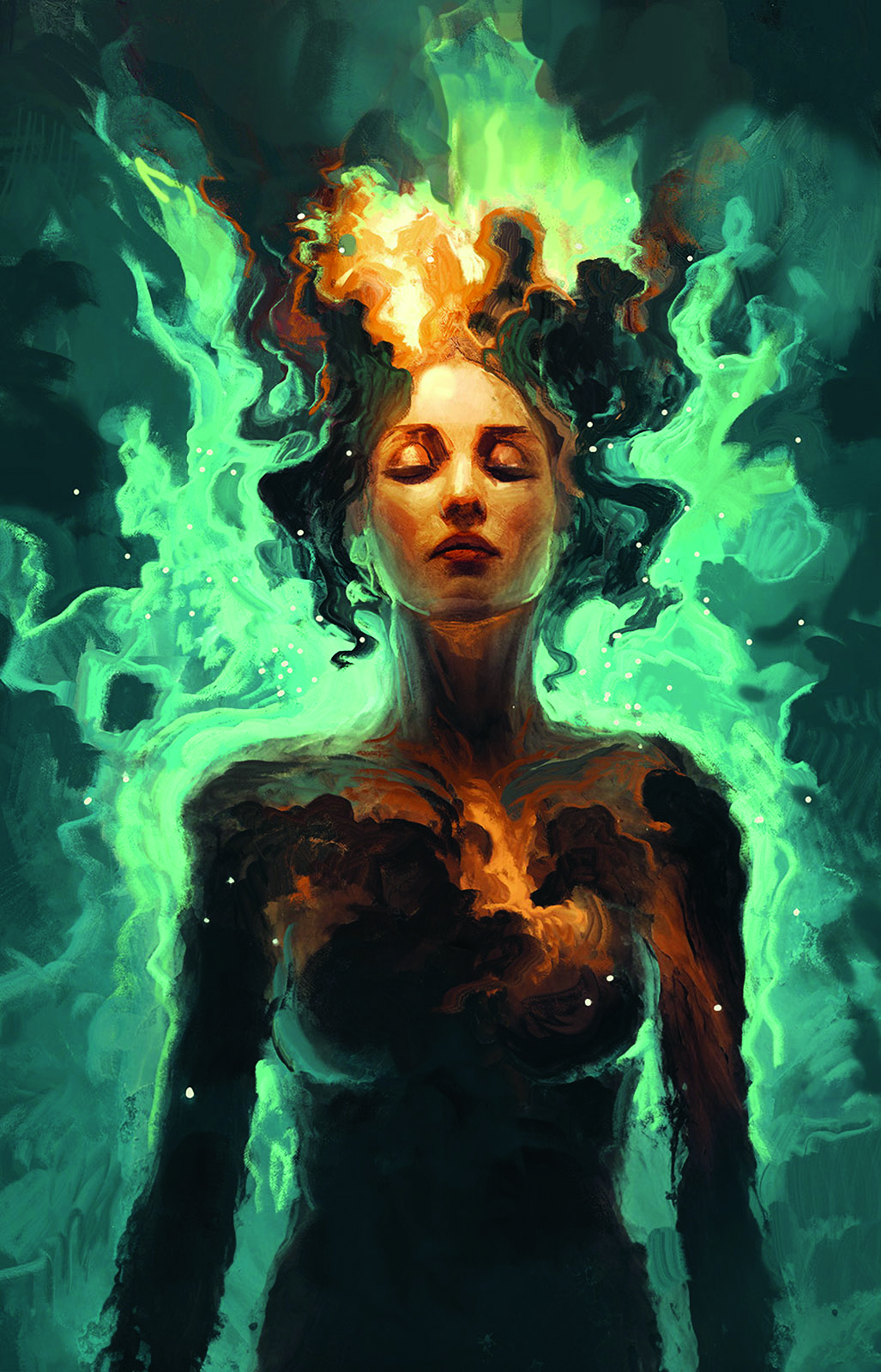 Digital art portrait