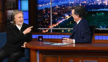 Paul Mccartney 'Late Show' Interview Interrupted by Giant Wormhole